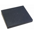 Black Leather 3.5"x6" Calendar Holder Base